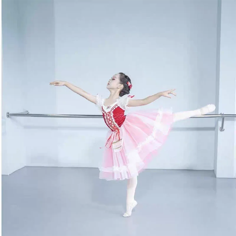 Children's Ballet Skirt Girls' Dance Skirt Campus Dance Programs Ballet Dancer Costumes Stage Collective Performance Costumes