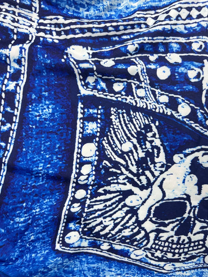 Women's Faux Denim Print High Stretch Slim Shorts, Versatile Yoga Shorts, Polyester Non-Denim Material