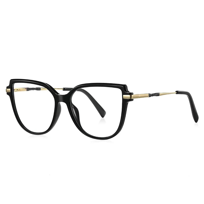 Stylish Large Frame Simple Geometric Design Anti-blue Light Reading Glasses Customized Prescription Available PFD2210