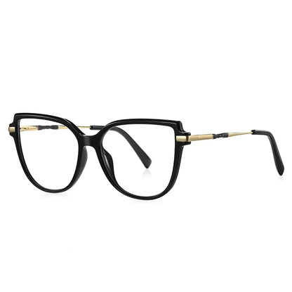 Stylish Large Frame Simple Geometric Design Anti-blue Light Reading Glasses Customized Prescription Available PFD2210
