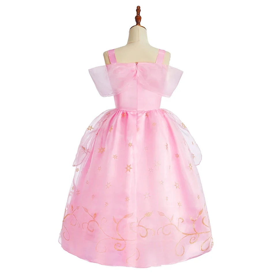 Kids Cinderella Dress Up Clothes Baby Girl Halloween Aurora Princess Dresses Child Birthday Party Little Rabbit Cosplay Costumes