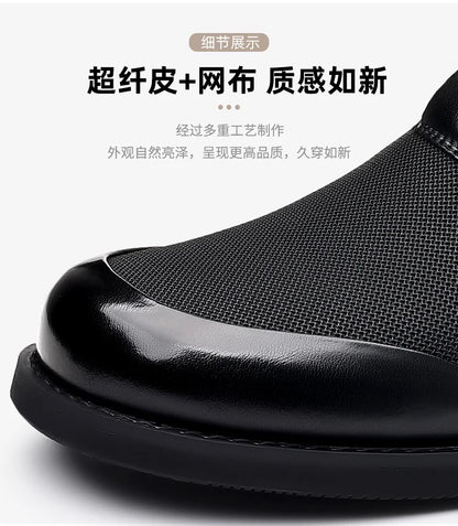 Leisure Walk Male Loafers Outdoor Anti-slip Men's Driving Shoes Handmade Business Footwear Elegantes Slip on Flats Oxford Shoes