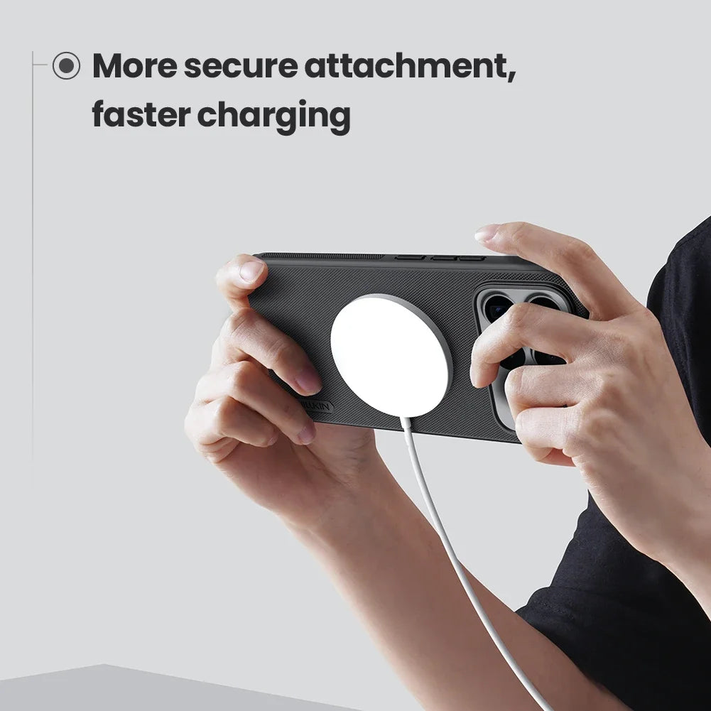 جراب حماية Nillkin Magnetic Super Frosted Shield Pro Magsafe كامل لهاتف Xiaomi Poco F8 Ultra