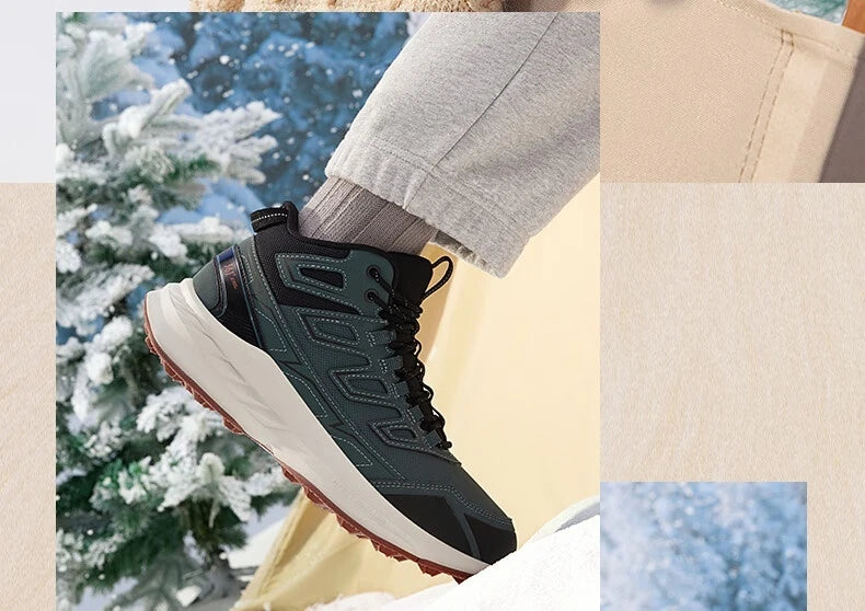 Men Running Shoes New Plus Velvet Warm Non-Slip Comfort Elastic Mountaineering Jogging Male Sneakers 672442230B