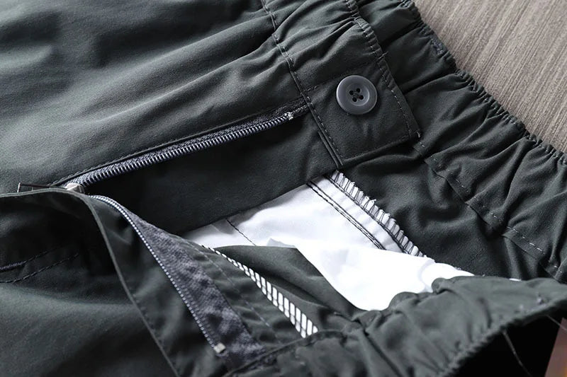 Quick-drying Hiking Pants 2026 Spring Summer Mountain Camp Outdoor Casual Cargo Pants Mens Waterproof Loose Breathable Trousers