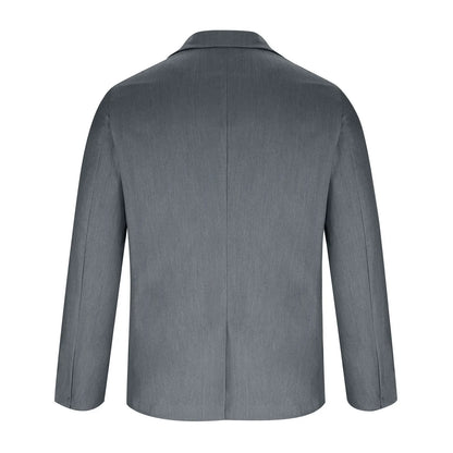 2026 Fashion Men's Clothing Business Casual Blazer Coats Classic Single Button Slim Fit Suit Jackets Elegant Gentleman Suit Tops