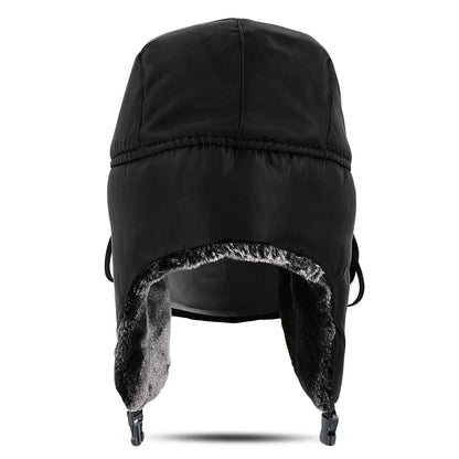 Pilot Hat Ushanka Men's Winter Trapper Hat with Windproof Mask-Russian Trooper Hat Hunting Skiing Hat for Men Women