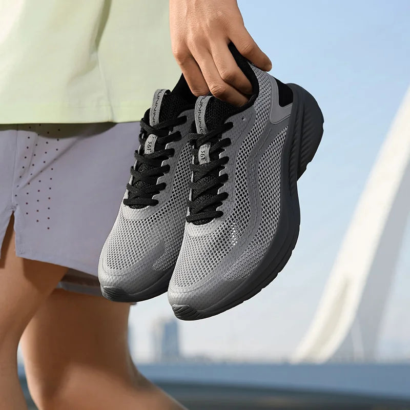 Wear-resistant Comfortable Shock Absorb Lightweight stable Breathable Male Jogging Sneakers 672612223F
