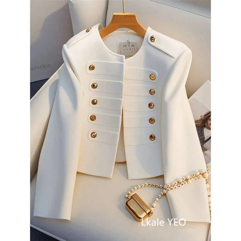 New Ladies Suit Jacket 2025 Spring Autumn Be All-match Fashion Female Blazer Coat Loose Korean Version Temperament Lady Overcoat