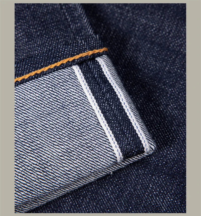 Denim Railroad Pants High Waist Rugged Style Selvage Jeans Back Buckle