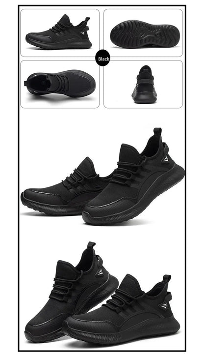 light safety shoes man 48 comfortable work shoes for men anti puncture work boots for construction steel toe safety man sneakers