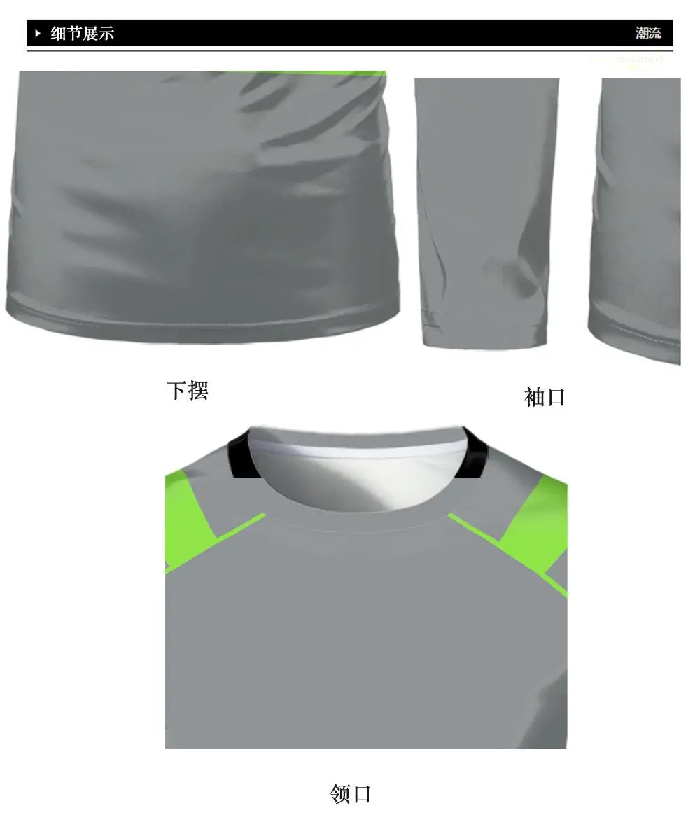 Spring And Autumn High-quality Safety Work Clothes Outdoor Comfortable Long-sleeved T-shirt Men's Oversized Round Neck Top