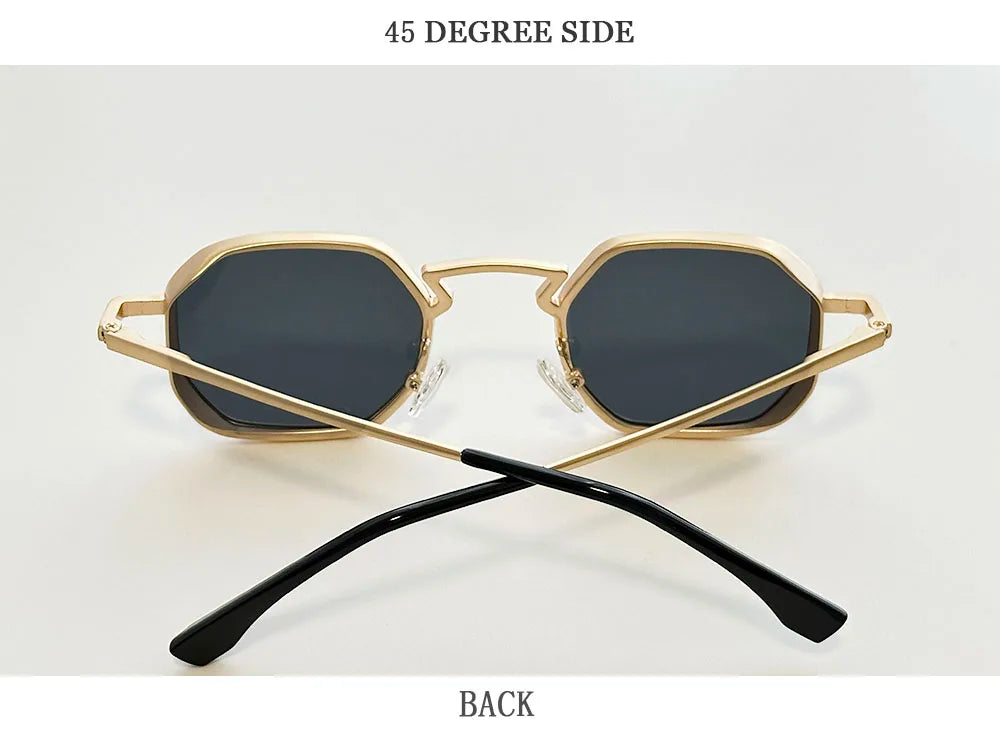 Steampunk Sunglass Men 2025 Square Sunglasses Women Trendy And Fashionable Vintage Fashion Glasses Gafas De Sol Hombre Zonnebril