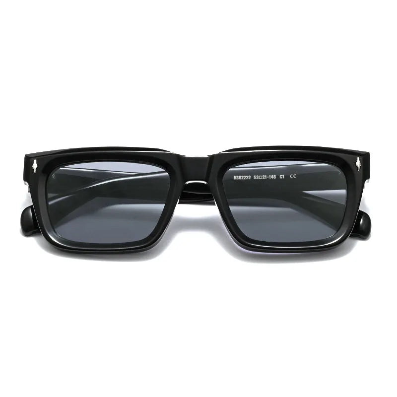 High Quality Handmade Trendy Outdoor SUN GLASSES New Fashion Acetate Sunglasses Men Women Personality Designer Eyeglasses UV400