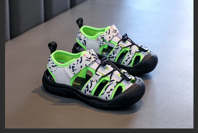 2025 Children's High Quality Close Toe Summer Beach Water Shoes Outdoor School Sport Sandals for Kids Toddler Boys Girls