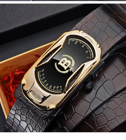 New Product Belt MEN'S High Quality Toothless Automatic Buckle Casual Men Belt MEN'S Business Fashion Belt