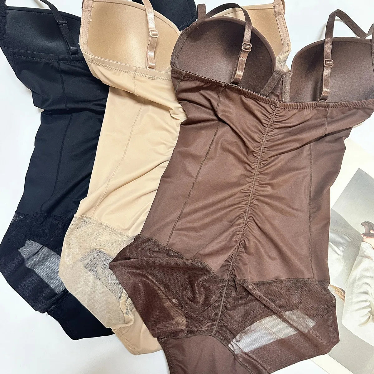 Women Shapewear Bodysuit Tight Slimming body Shaper Bodysuit with Bras