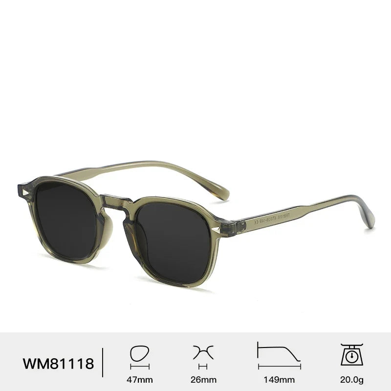 Designer Classic New Fashion 2025 Luxury Vintage Custom Logo Oval Shades Retro Myopia Sunglasses Women Men Solar Gafas