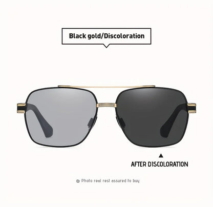 Brand Design Square Polarized Sunglasses Man Photochromic Sun Glasses Woman Anti-glare Driving Goggles Oculos zonnebril heren