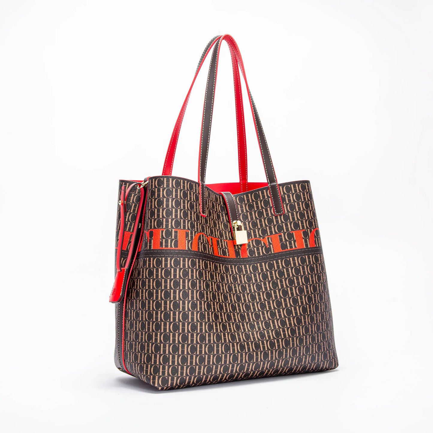 Classic Retro Women's New 2024 Tote Bag Large Capacity PVC Material Commuter Office Women's Shoulder Bag