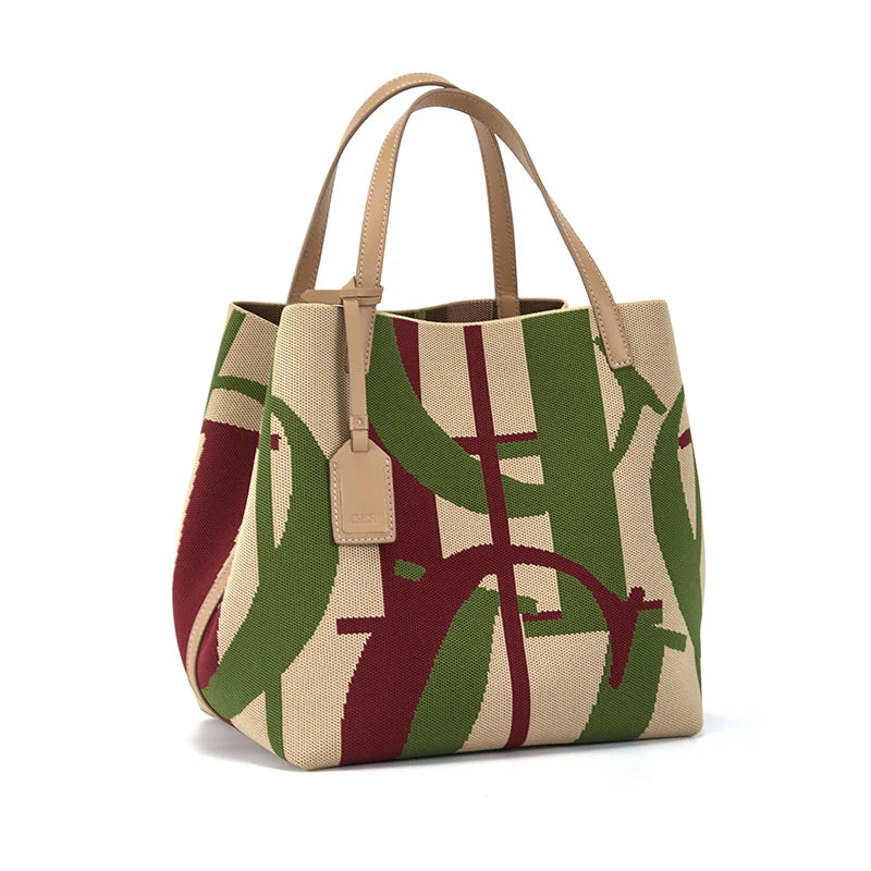 Fashion Retro Design New Women's Handbag Shopping Holiday Tourism High Capacity Handbag