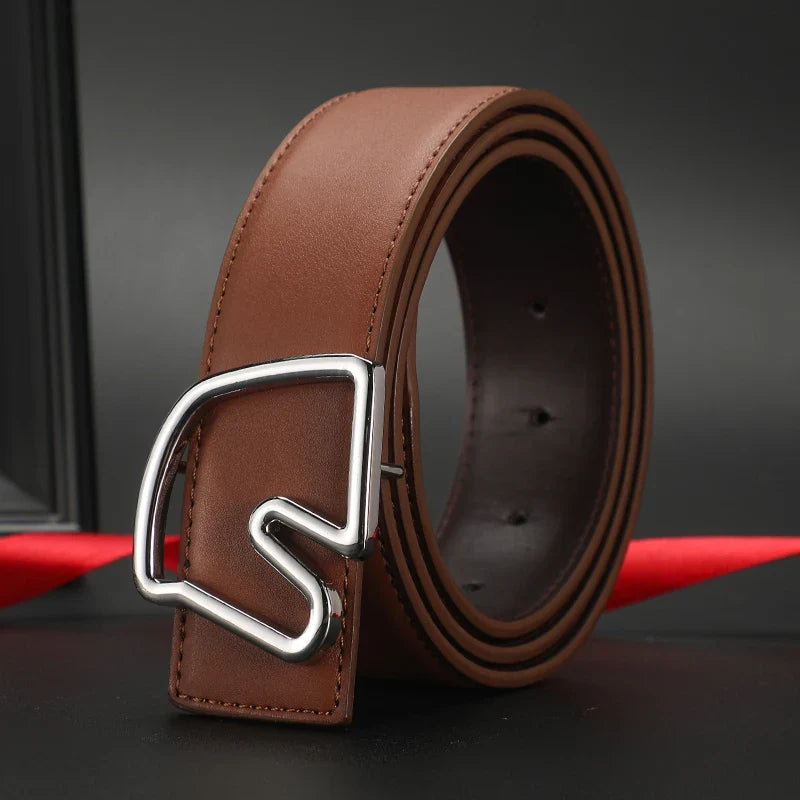 Width 3.8cm Famous Brand Belt Men Top Quality Luxury Genuine Leather Belts for Men Strap Metal Belt Fashion Women's Belt jeans