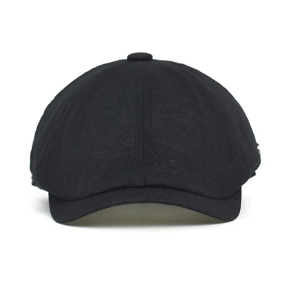 Spring Summer Breathable Mesh Newsboy Caps Men Woman Casual Beret Flat Ivy Cap Soft Solid Driving Fashion Peaked Cap Unisex
