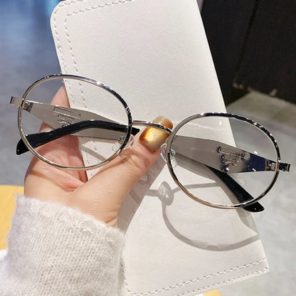 Fashion New Trend Oval Acetate Sunglasses for Women Brand Designer Ladies Shades Party Eyeglasses Girls Frame Sun Glasses