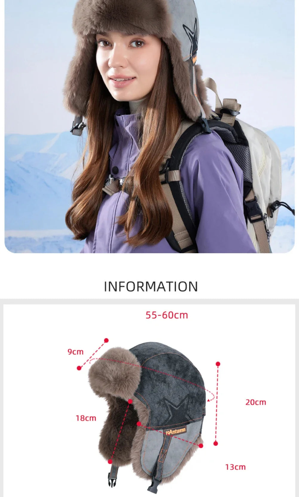 Russian Hat Men Women New Thick Warm Autumn Winter Fur Hat Male Female Windproof Snow Ski Trapper Earflap Cap Bomber Hat