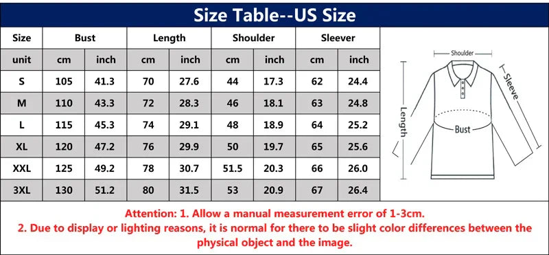 Spring and Autumn Men's Long Sleeve Polo Shirt Classic Business Office T-shirt Male Street Casual Fashion Solid Color Top