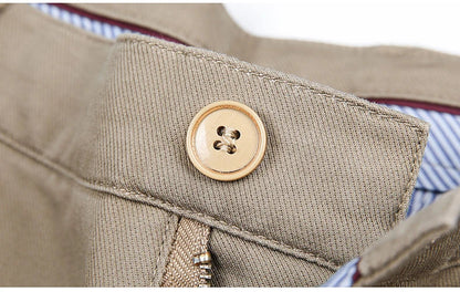 6 Colors Male Autumn Winter Casual Pants Chic Straight Formal Office Luxury Trousers Fashion Elastic Men Business Suit Pants