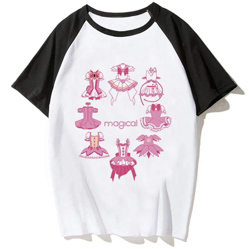 Puella Magi Madoka Magica t shirt women harajuku t shirt girl graphic clothes