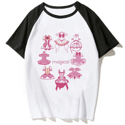 Puella Magi Madoka Magica t shirt women harajuku t shirt girl graphic clothes