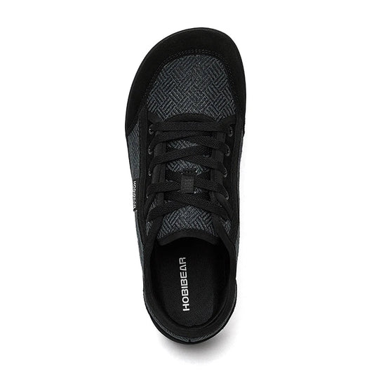 Unisex Barefoot Shoes Wide Toe Minimalist Zero Drop Walking Sneakers Lace-Up Outdoor Lightweight Casual Shoes