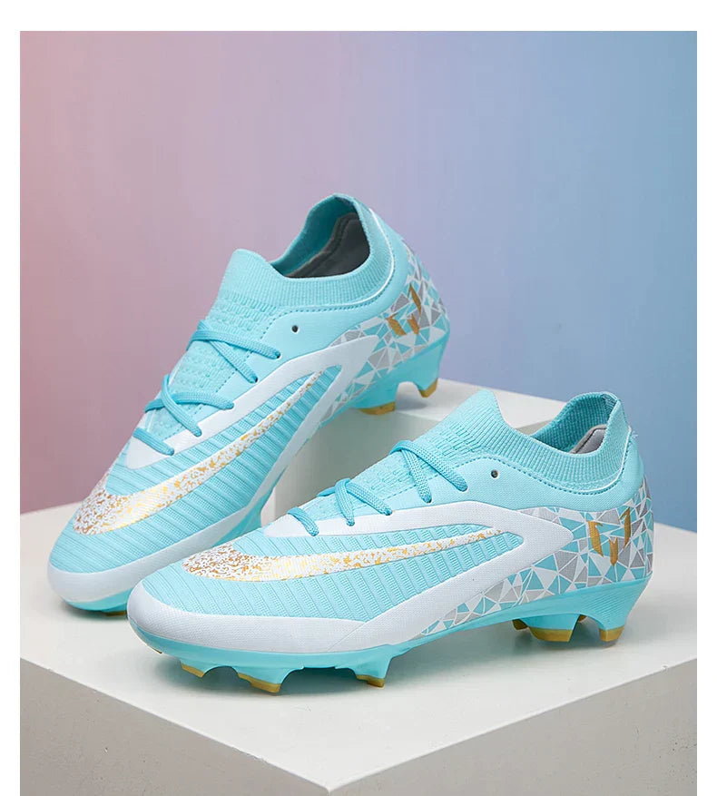 New Kid Match Boys Soccer Shoes Comfortable Outdoor Match Professional Football Boots Sneakers Non-Slip Sports Shoes Unisex