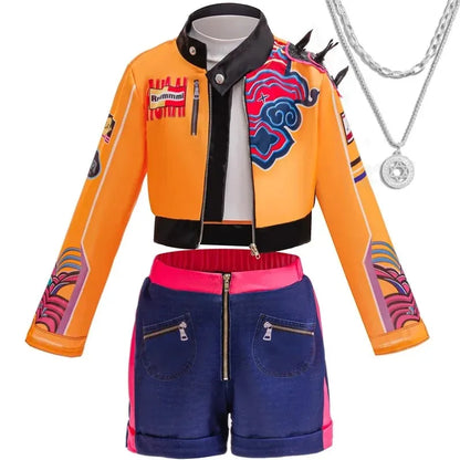 Kpop Girls Stage performance cos Halloween Carnival  theme party performance Idol Roleplay Fashion girls suits