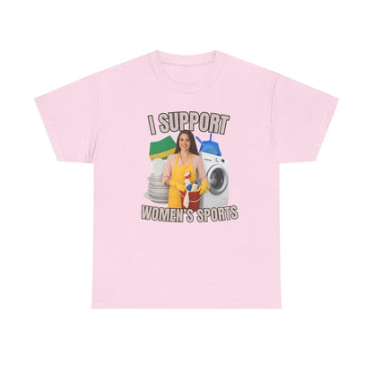 Men I Support Women's Sports T Shirt Unisex Women Oversize Tee Streetwear Casual Short Sleeve Funny Sarcastic Humor Gen Z Humor