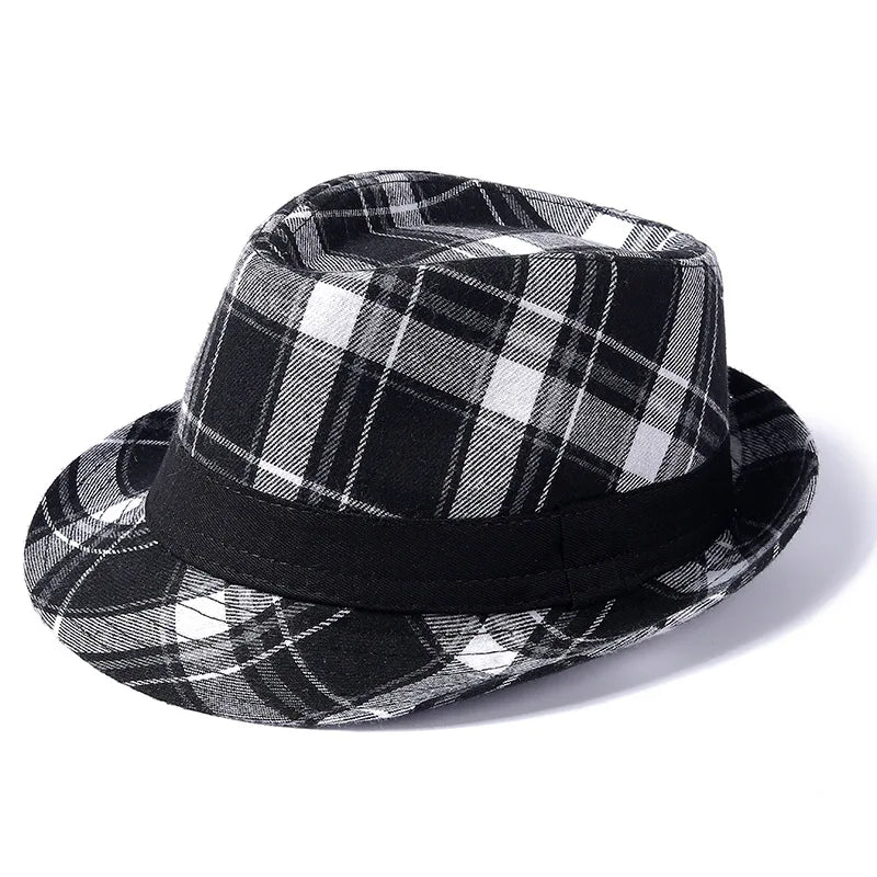 British Style Top Hat European and American New Gentleman Hat Men's Sunshade Jazz Hat Dad Fedoras Bucket Hat Gift