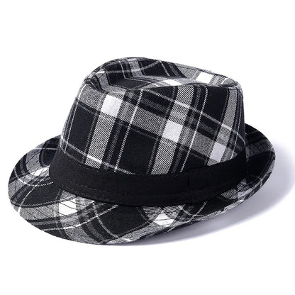 British Style Top Hat European and American New Gentleman Hat Men's Sunshade Jazz Hat Dad Fedoras Bucket Hat Gift