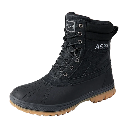 Plus Size 48 Outdoor Men Boots Winter Snow Boots for Men Training Work Boots Waterproof Slip-Resistant Keep Warm Winter Shoes