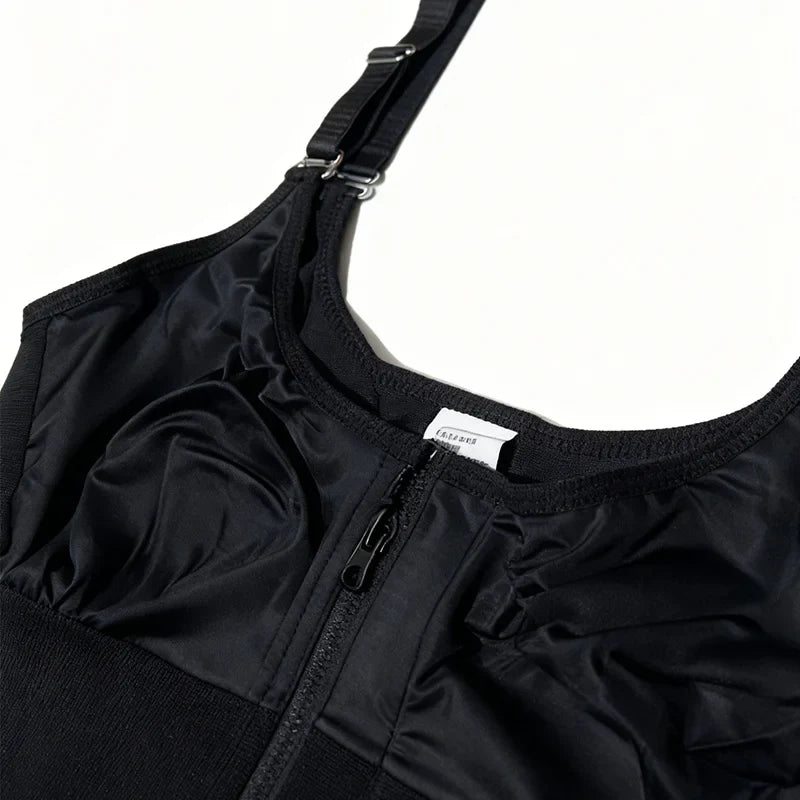 Fajas Colombianas Detachable Straps Full Body Shaper Tummy Slimming Postpartum Stage 3 Girdle Push Up Butt Lifter Shapewear