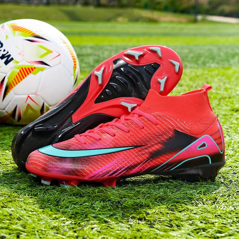New Men Football Boots Ultralight Training Soccer Shoes Breathable Unisex Professional Wholesale Indoor Futsal Drop Shipping