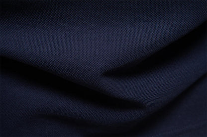 Men's Henley Neck Polo Shirt Cotton Solid Color Long Sleeve Autumn Winter Premium Luxury Mens Top