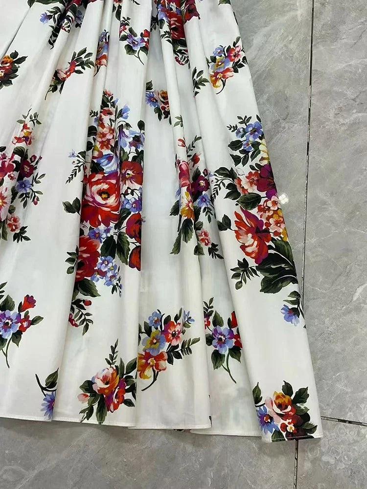 2026 New Women's Dress Sexy Spaghetti Strap Backless Fashion Print Cotton Casual Holiday Dresses