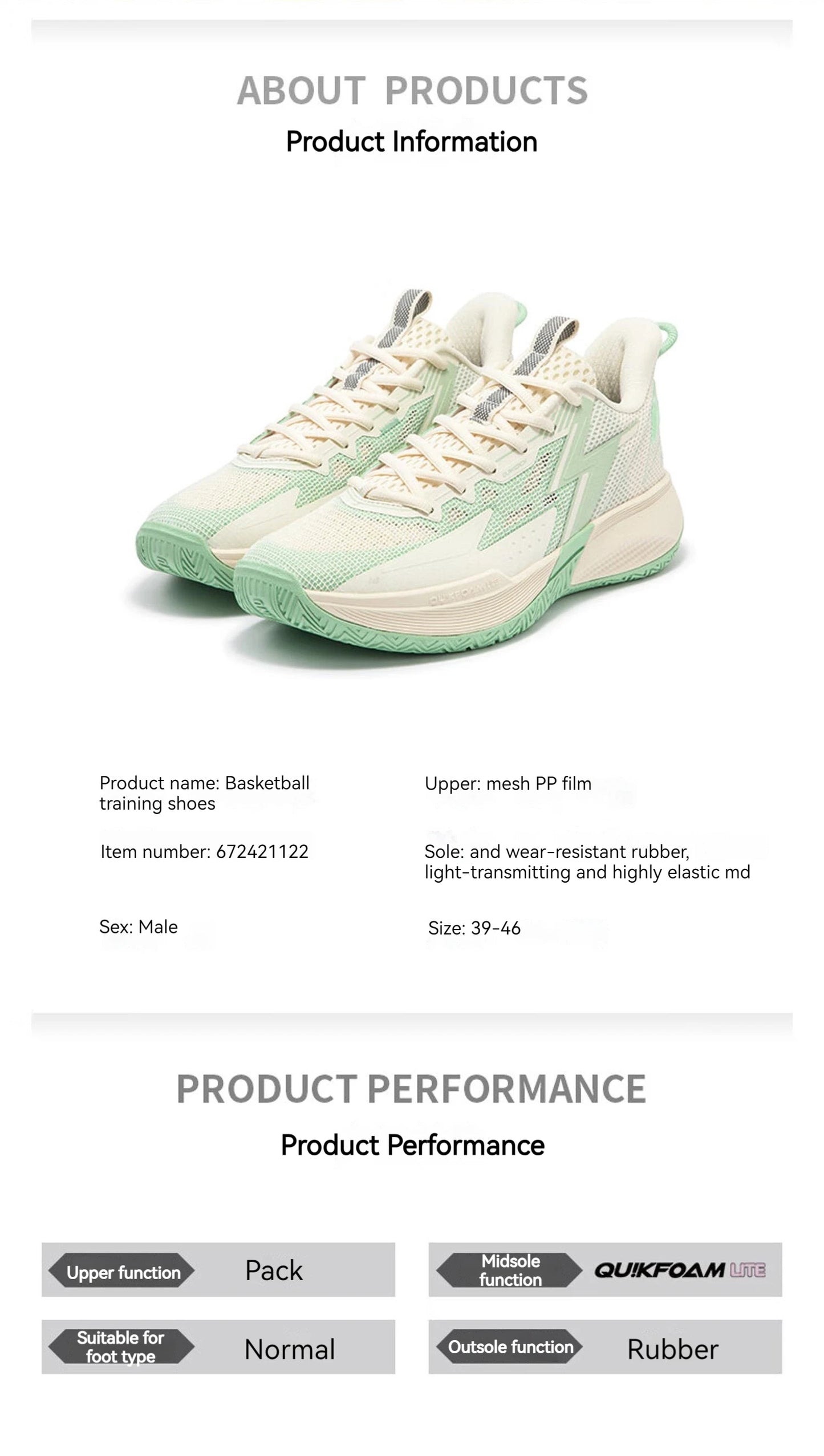 BIG3 Team SE Men Basketball Shoes Shock-Absorbing Sole Racing Breathable Antiskid Training Male Sneakers 672421122