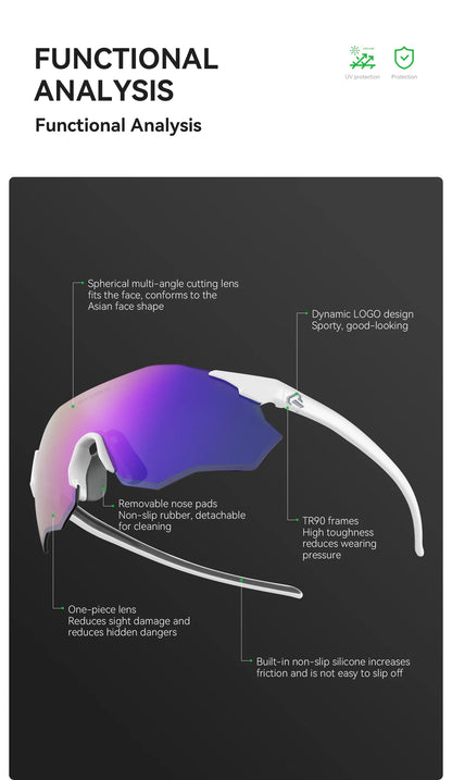 Cycling Glasses Photochromic/Polarized UV400 Sunglasses MTB Road Bike Eyewear Windproof Goggles Protection Eyewear