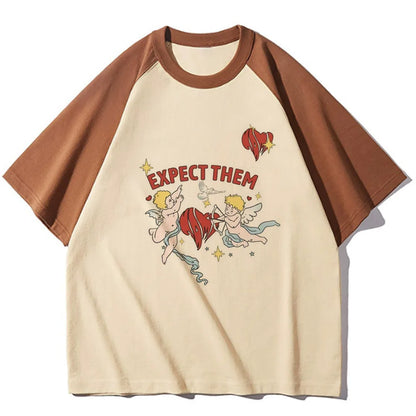 Funny Summer Vintage t-shirts women patterned Japanese t shirt female y2k Japanese clothes