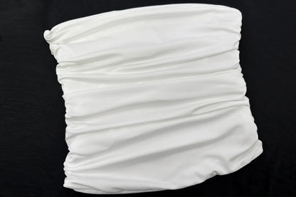 2026 Sexy Summer Solid Strapless Top Women Bandeau Bodycon Tops Lady Sleeveless Off Shoulder Club Party Clothes