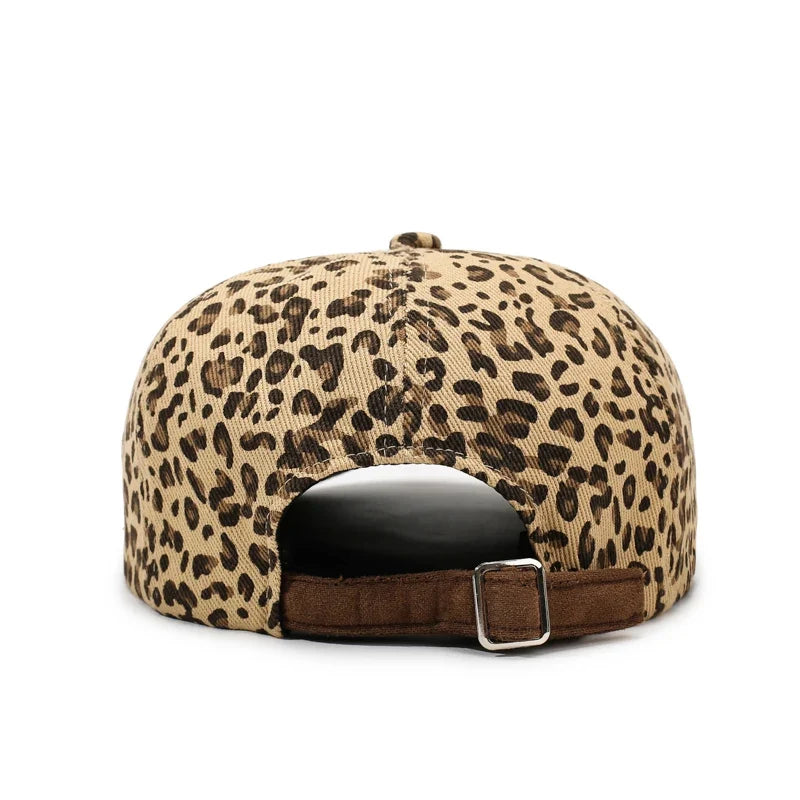 Leopard Print Newsboy Cap - New Style for Spring & Autumn, American Vintage Paperboy Hat