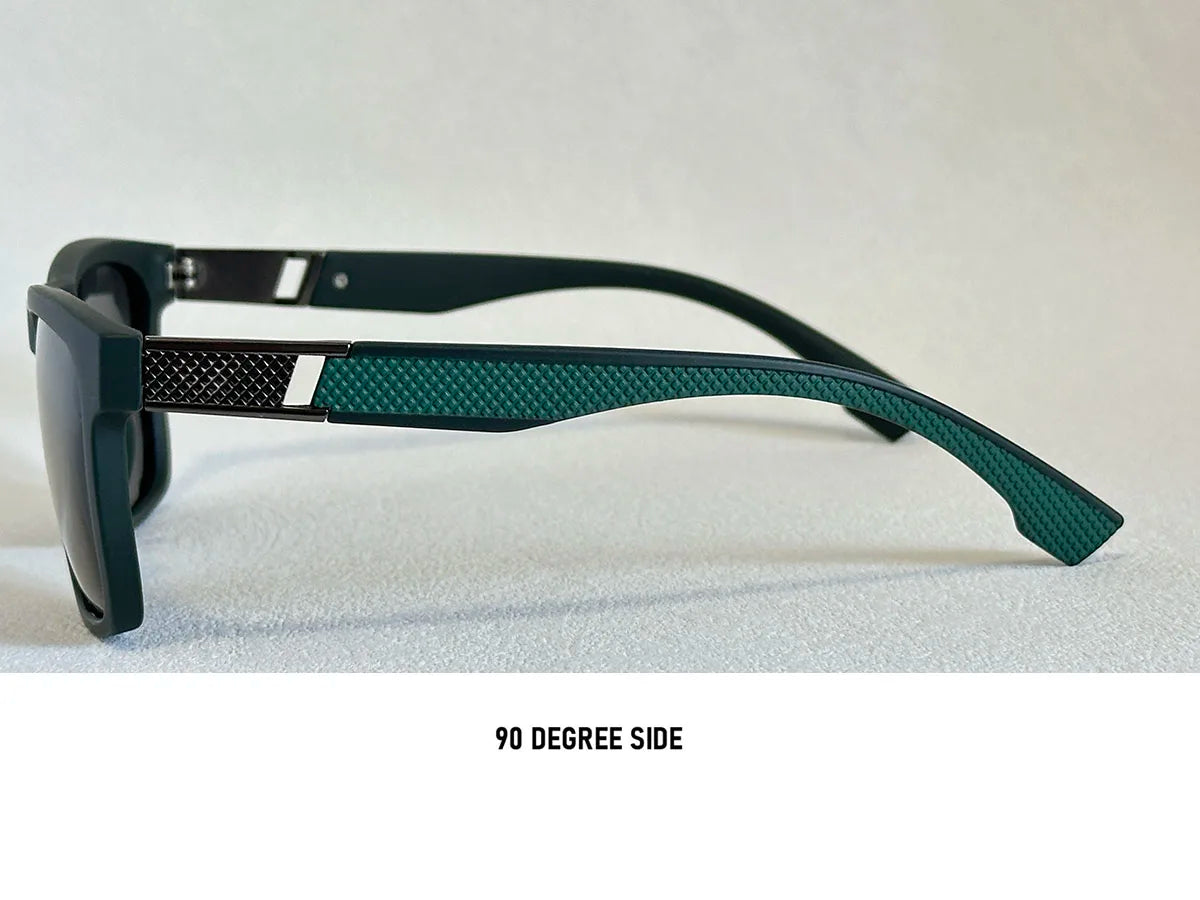 Vintage Retro Polarized Sunglasses For Men Vacation Square Sunglass Women UV400 Protection Fashion Glasses Gafas De Sol Hombre